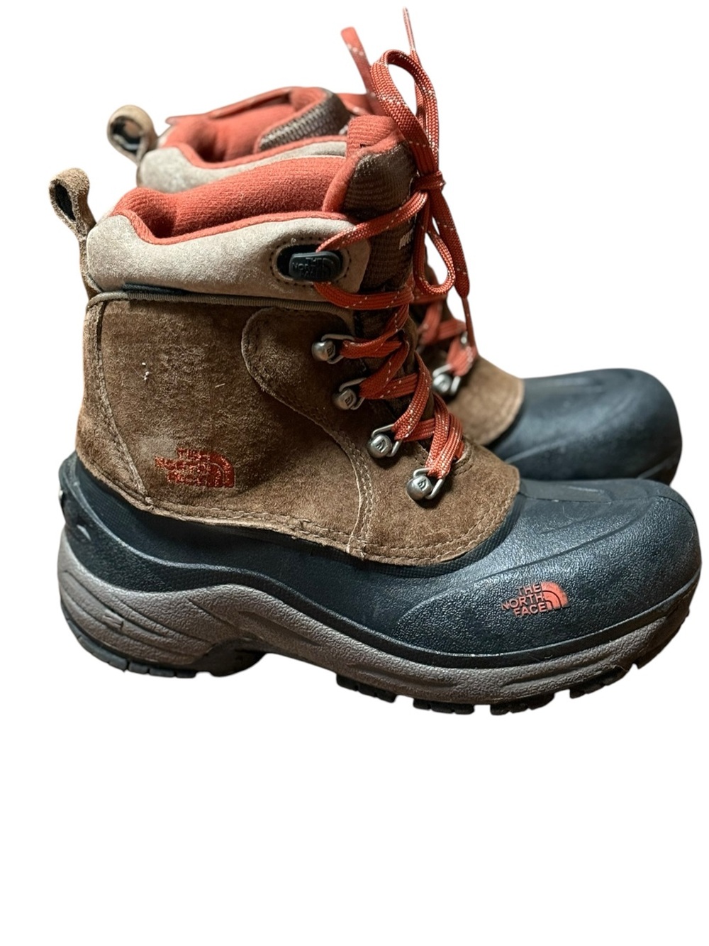 The North Face Chilkat Boys Size 3Waterproof Winter Snow Boots Outdoor Hiking